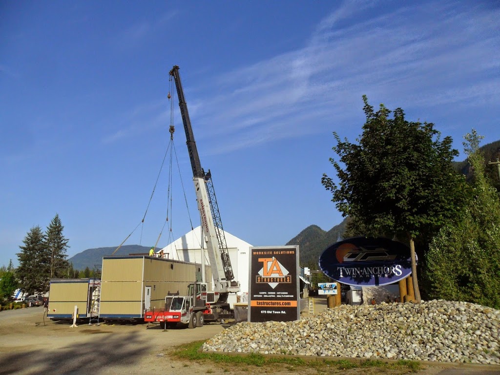 T A Structures | 675 Old Town Rd, Sicamous, BC V0E 2V4, Canada | Phone: (800) 558-0881