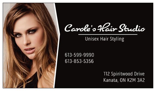 Caroles Hair Studio | 112 Spiritwood Dr, Kanata, ON K2M 3A2, Canada | Phone: (613) 599-9990