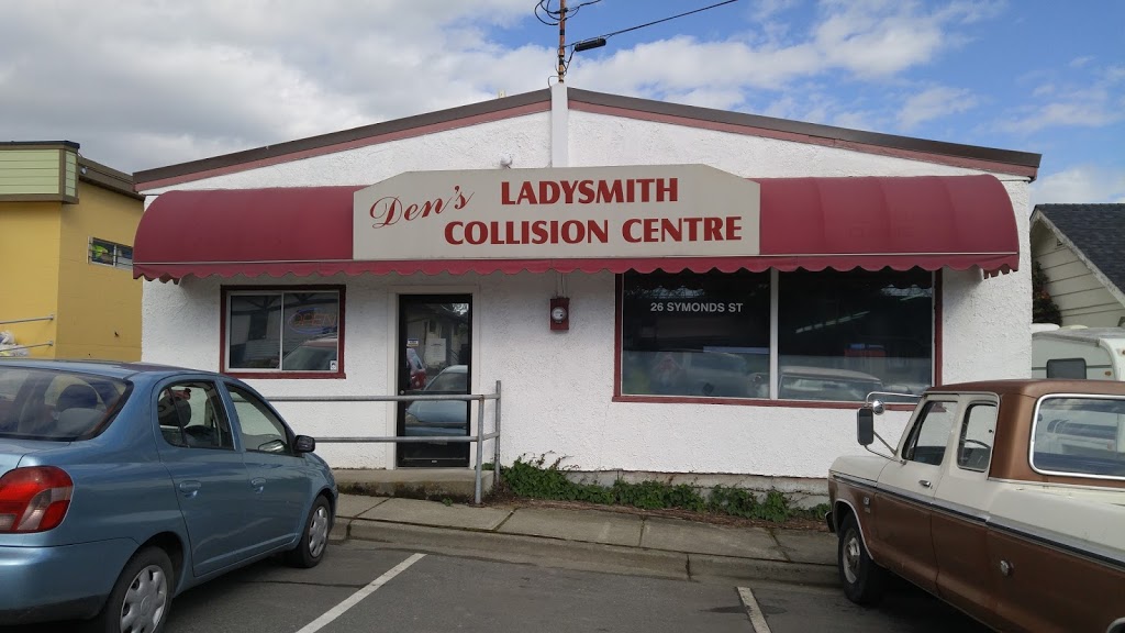 Dens Ladysmith Collision Centre | 1A3, 26 Symonds St, Ladysmith, BC V9G, Canada | Phone: (250) 245-2295