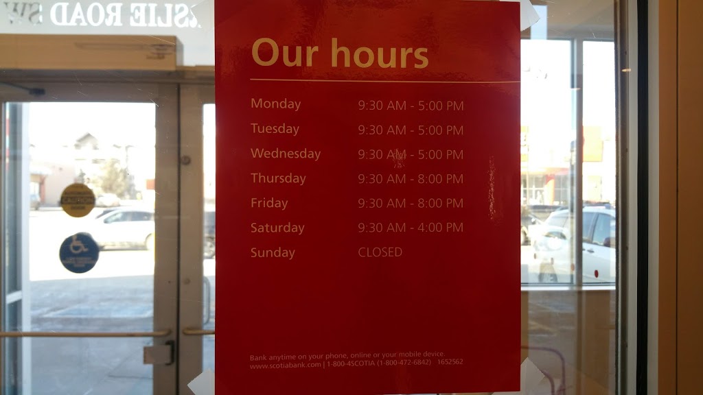 Scotiabank | 11110 Ellerslie Rd SW, Edmonton, AB T6W 1A2, Canada | Phone: (780) 442-7520