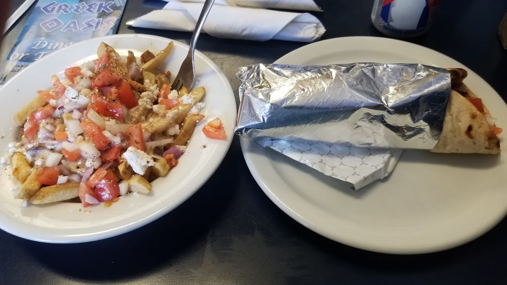 Greek Oasis Take Out Ltd | 690 Sidney St, Belleville, ON K8P 4A8, Canada | Phone: (613) 962-3332