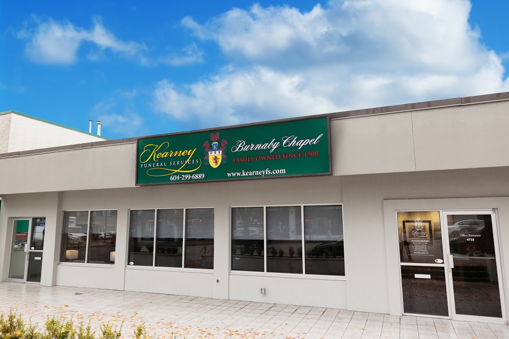 Kearney Funeral Services Burnaby Chapel | 4715 Hastings St, Burnaby, BC V5C 2K8, Canada | Phone: (604) 299-6889