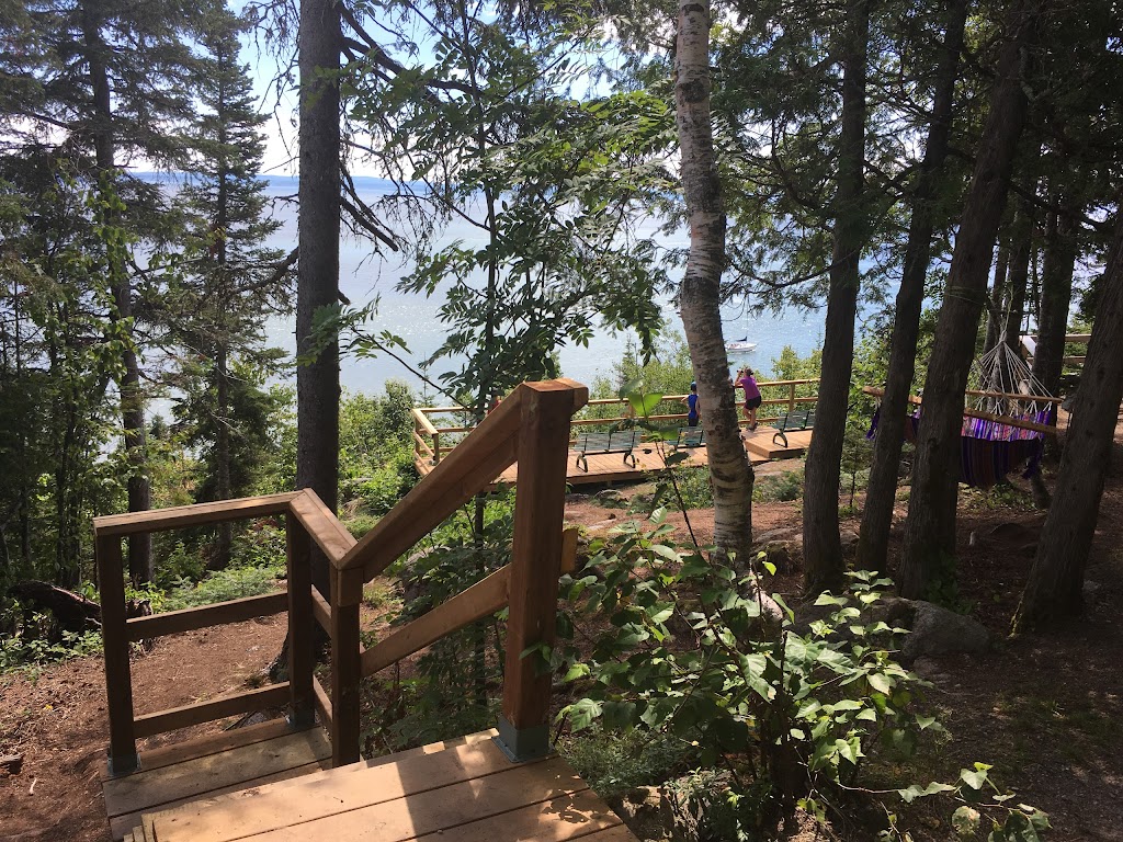 Camping Falaise Sur Mer | 148 Rue Saint-David, Saint-Siméon, QC G0T 1X0, Canada | Phone: (418) 638-3838
