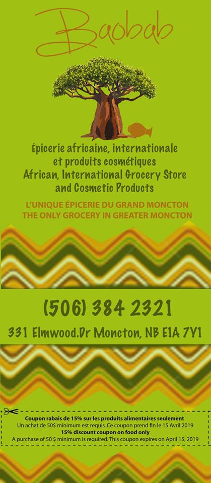 Baobab Inc | 331 Elmwood Dr, Moncton, NB E1A 7Y1, Canada | Phone: (506) 384-2321
