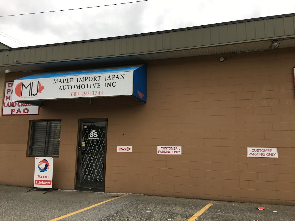 Maple Import Japan Automotive Inc. | 85 Williams St, Port Moody, BC V3H 3L1, Canada | Phone: (604) 349-8689