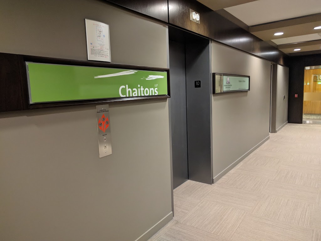 Chaitons LLP | 5000 Yonge St, North York, ON M2N 7E9, Canada | Phone: (416) 222-8888