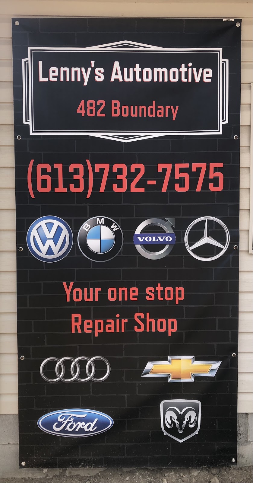 Lennys Automotive | 482 Boundary Rd E, Pembroke, ON K8A 6L5, Canada | Phone: (613) 732-7575