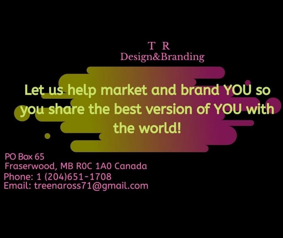 TR Design & Branding | Ne-2-21-2E, Meleb, MB R0C 2C0, Canada | Phone: (204) 651-1708