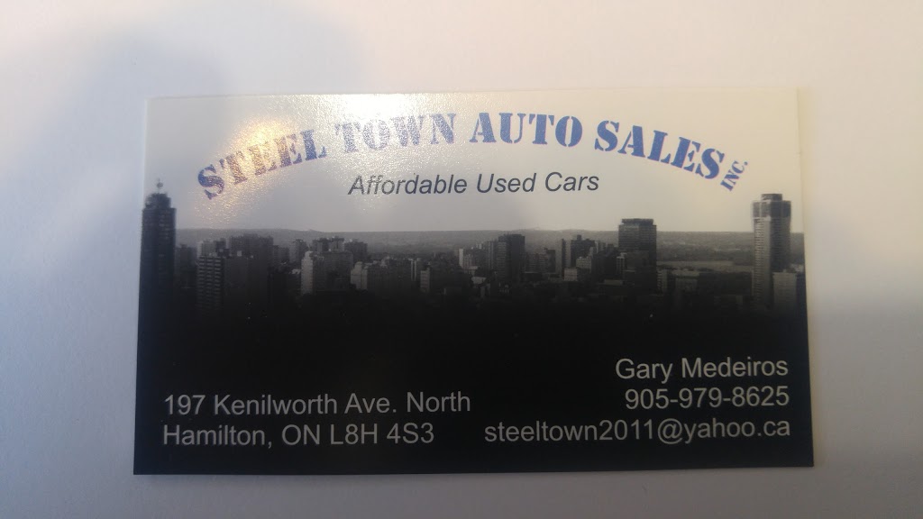 Steel Town Auto Sales Inc | 197 Kenilworth Ave N, Hamilton, ON L8H 4S3, Canada | Phone: (905) 979-8621