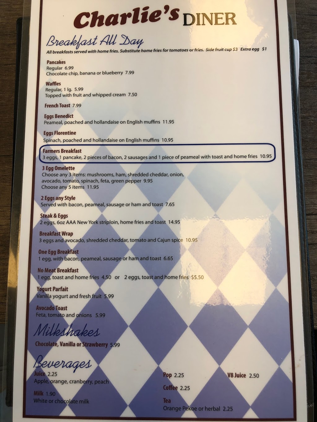 Charlies Diner | 7423 ON-26, Stayner, ON L0M 1S0, Canada | Phone: (705) 517-7000