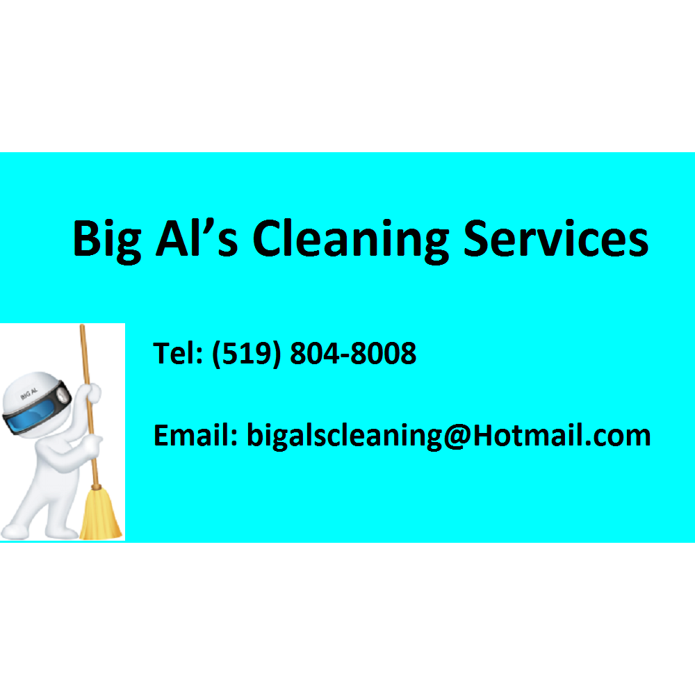 Big AL’s Cleaning Services | 432 Gatestone Blvd, Waterloo, ON N2T 2J3, Canada | Phone: (519) 804-8008