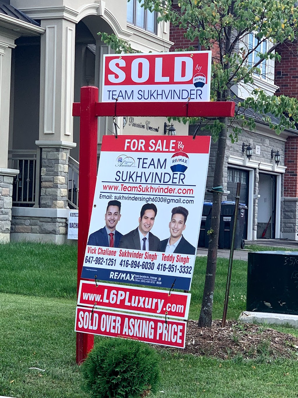 Sukhvinder Singh: RE/MAX REALTY SPECIALISTS INC., BROKERAGE * | 400-490 Bramalea Rd, Brampton, ON L6T 0G1, Canada | Phone: (416) 894-6030