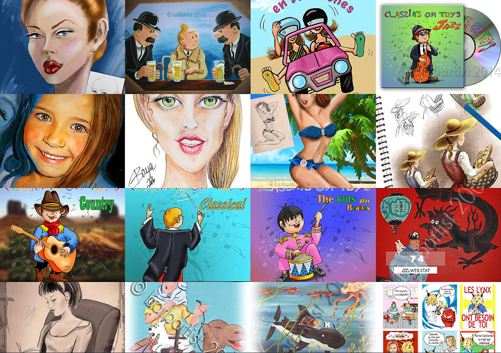 BarbArtist - graphiste | Av. Forget, Saint-Jérôme, QC J7Y 3R3, Canada | Phone: (450) 569-8451