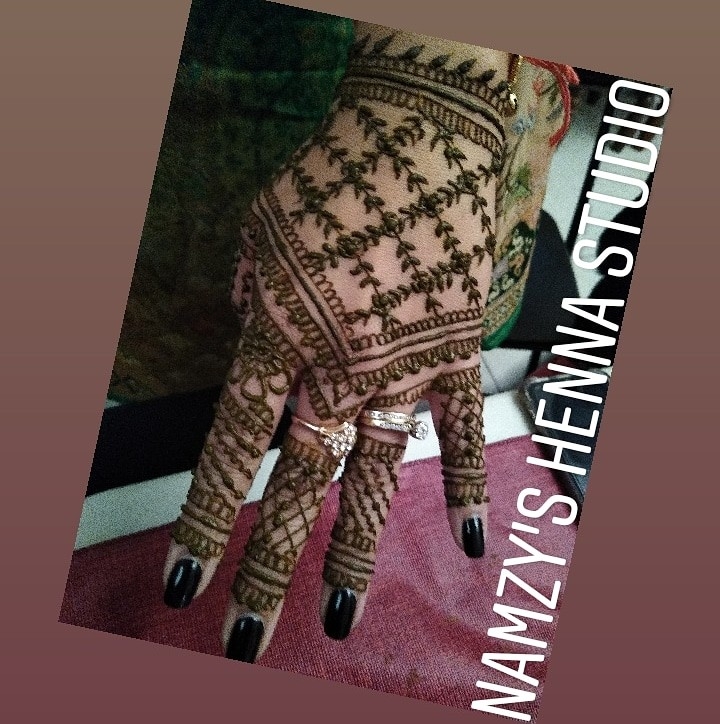 Namzys Henna Studio | 80 Coachlight Crescent, Brampton, ON L6P 2Y8, Canada | Phone: (647) 917-4721
