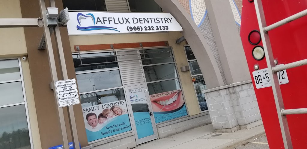 Afflux Dentistry | 1055 Canadian Pl Unit# 103, Mississauga, ON L4W 0C2, Canada | Phone: (905) 232-3133
