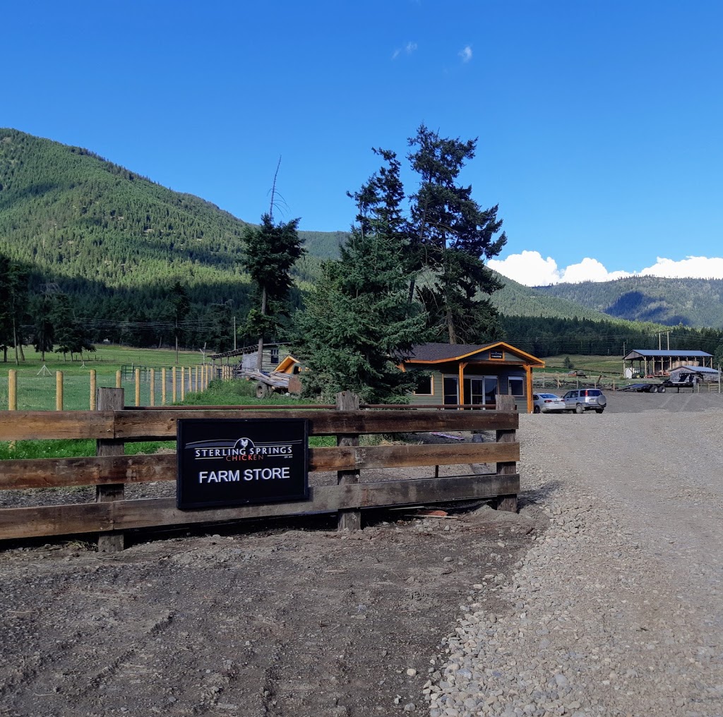 Sterling Springs Chicken | 5598 BC-97, Falkland, BC V0E 1W0, Canada | Phone: (250) 309-2317