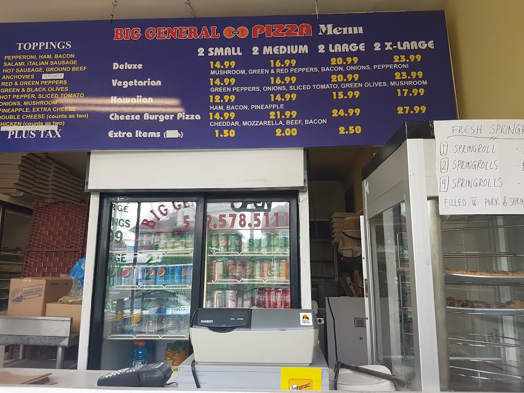 Big General 2 For 1 Pizza | 564 King St E, Kitchener, ON N2G 2M1, Canada | Phone: (519) 578-5111