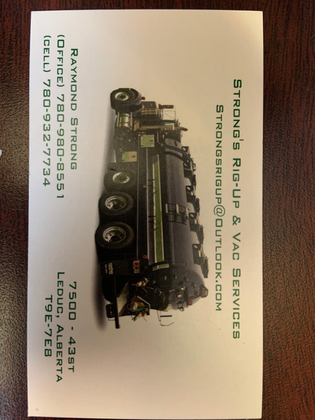 Strongs rig up & vacuum services inc | 3909 84 Ave Bays 3&4, Leduc, AB T9E 8M5, Canada | Phone: (780) 932-7734