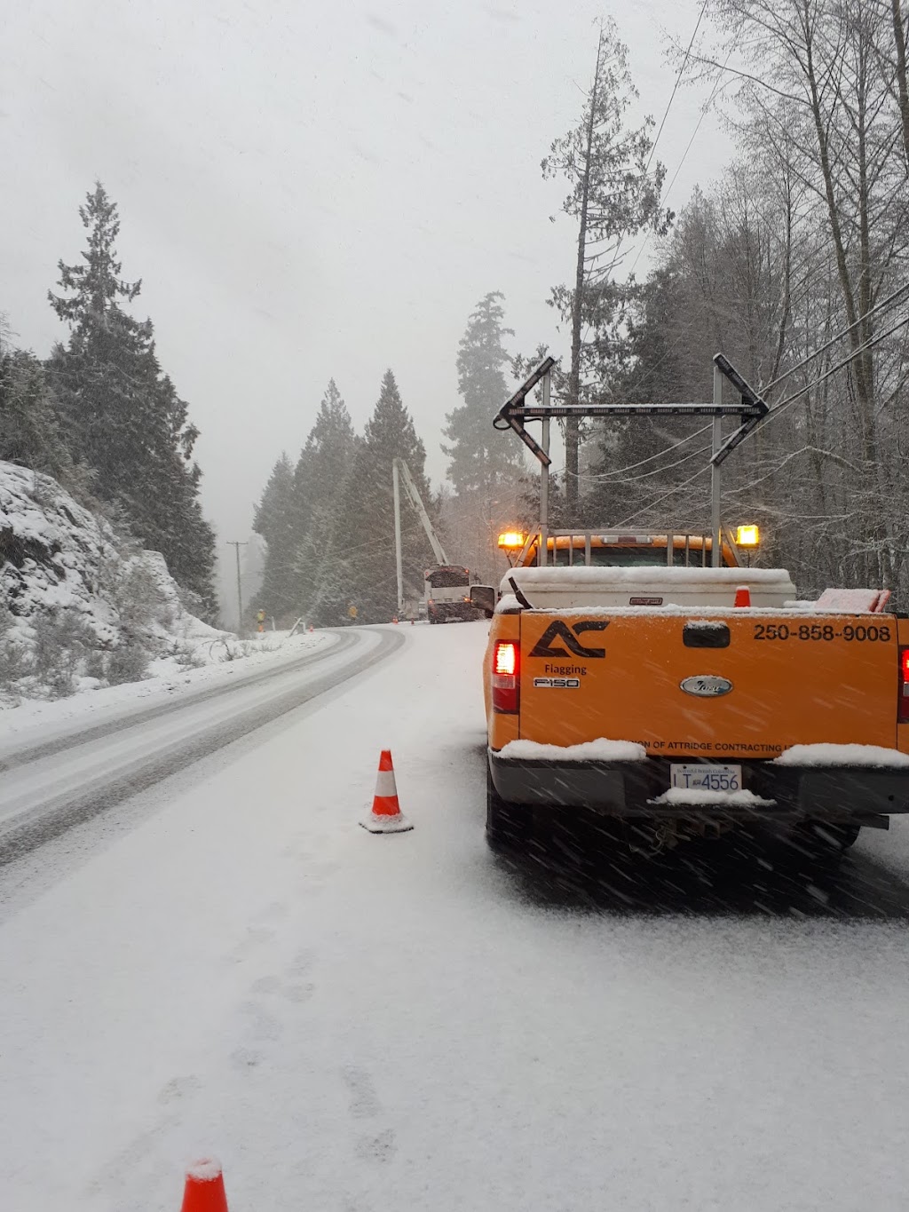 Attridge Contracting Ltd - Flagging & Traffic Control | 1706 Wooden Rd, Shawnigan Lake, BC V0R 2W0, Canada | Phone: (236) 882-2456