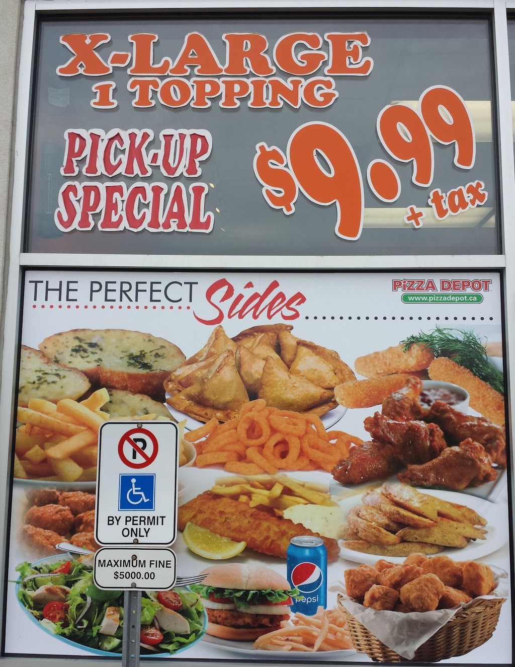 Pizza Depot | 3945 Doug Leavens Blvd, Mississauga, ON L5N 6V9, Canada | Phone: (905) 566-9711
