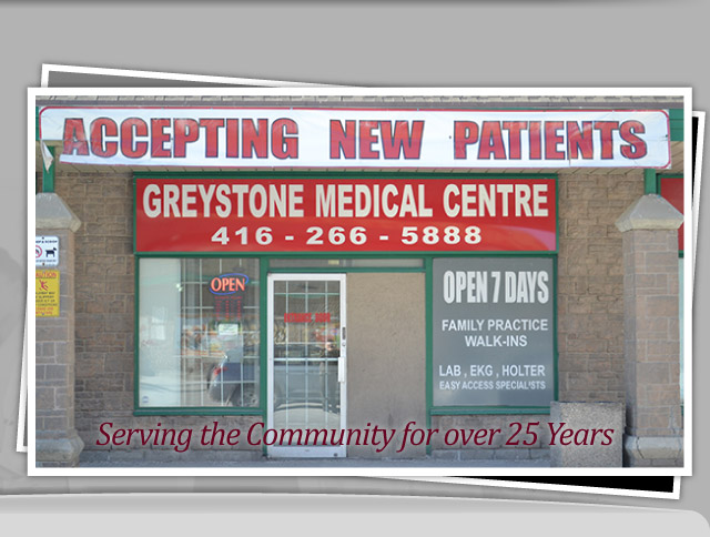 Greystone Medical Centre | 8 Greystone Walk Dr, Scarborough, ON M1K 5J2, Canada | Phone: (416) 266-5888