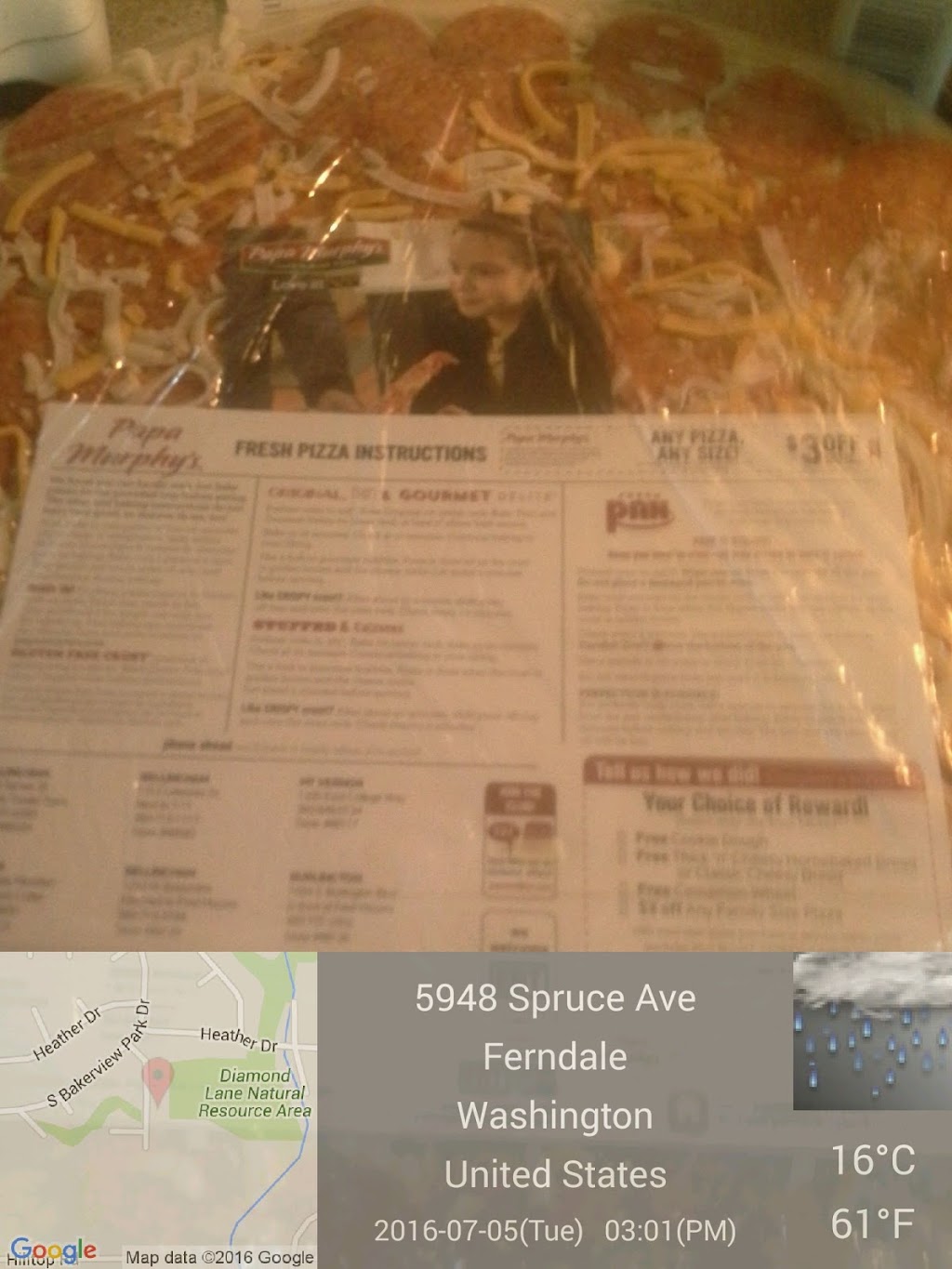 Papa Murphys Take N Bake Pizza | 1730 Labounty Dr, Ferndale, WA 98248, USA | Phone: (360) 380-3311