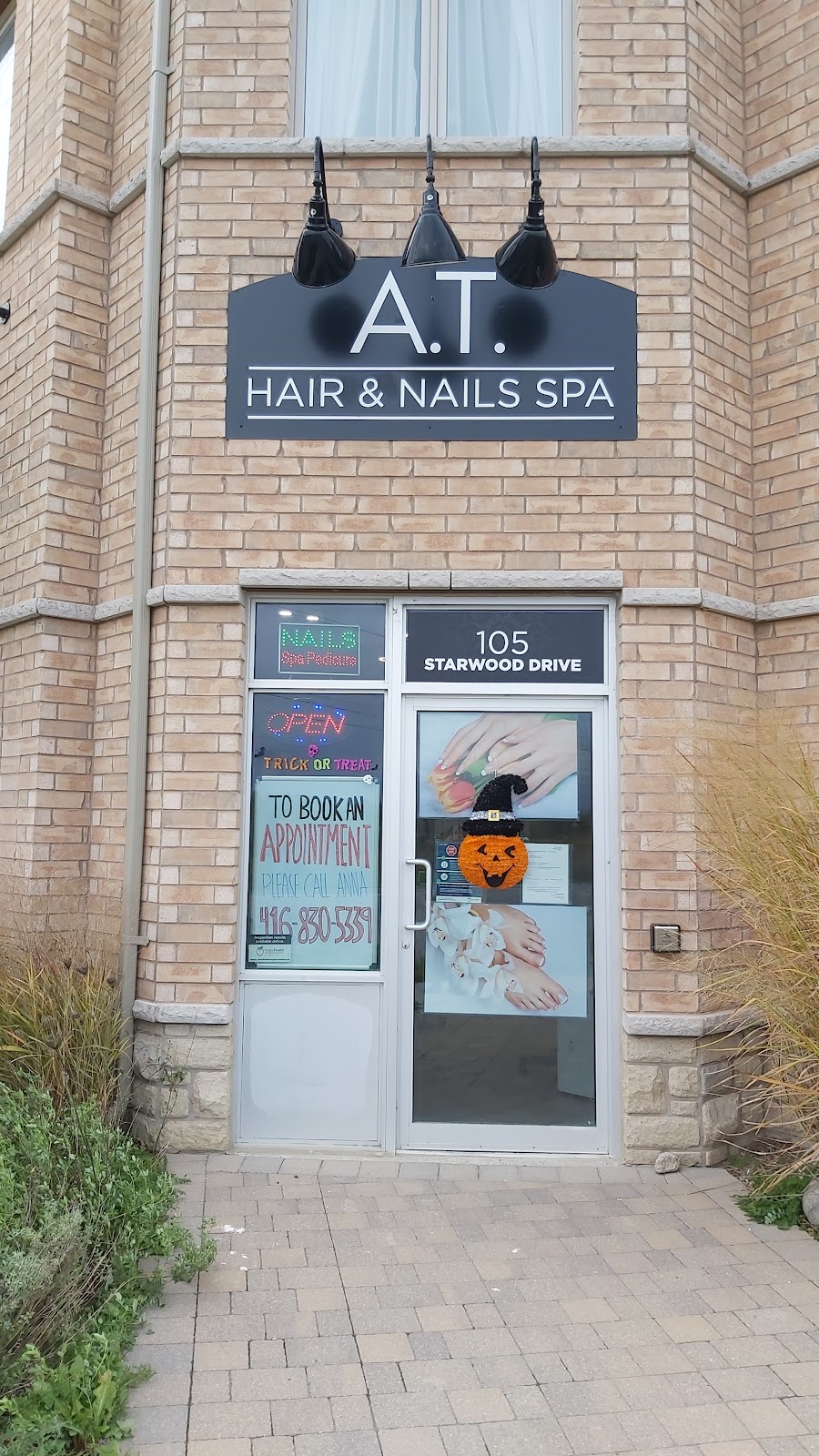 AT Hair and Nails Spa | 105 Starwood Dr, Guelph, ON N1E 7J9, Canada | Phone: (416) 830-5339