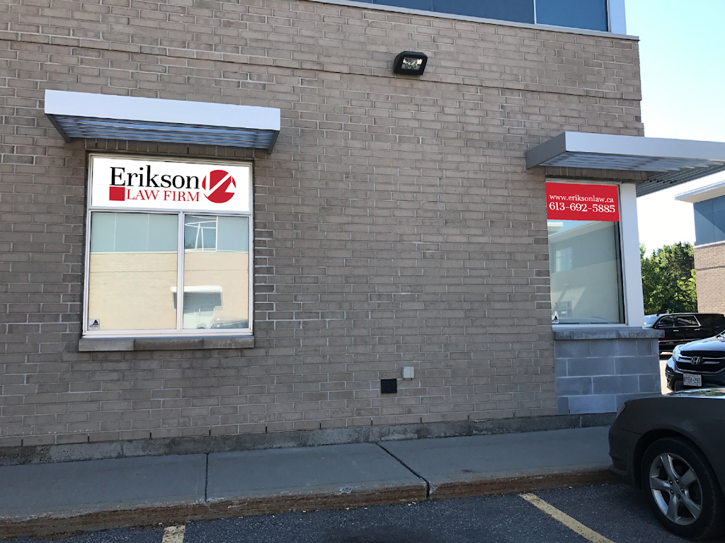 Erikson Law Firm | 18 Deakin St Unit 105, Nepean, ON K2E 8B7, Canada | Phone: (613) 692-5885