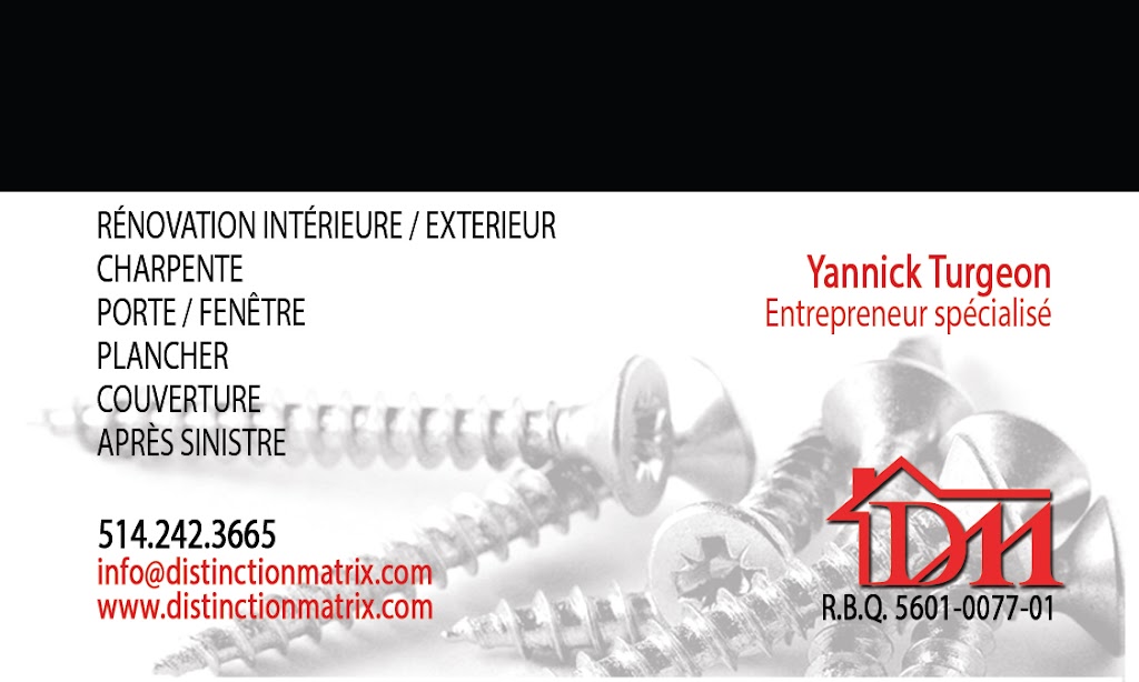 Distinction Matrix | 195 Rue Brissette local 72, Sainte-Agathe-des-Monts, QC J8C 3S4, Canada | Phone: (514) 242-3665
