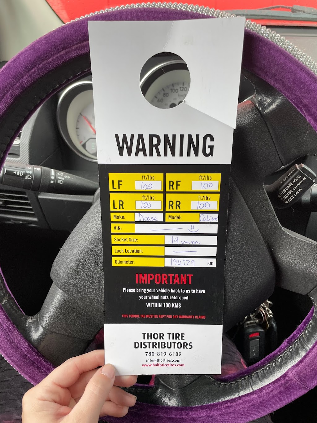 Thor Tire Distributors | 7022 51 ave T6B 2P4, Edmonton, AB T6E 3X4, Canada | Phone: (780) 289-0769