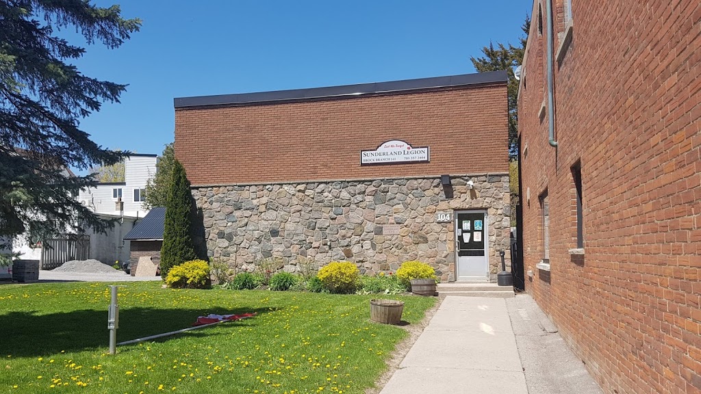 Royal Canadian Legion Branch 141 | 104 River St, Sunderland, ON L0C 1H0, Canada | Phone: (705) 357-2404
