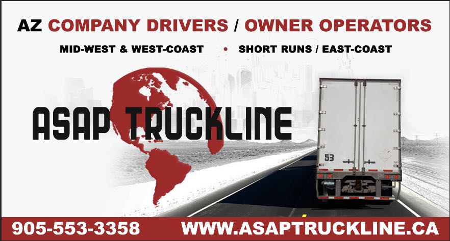 ASAP TRUCKLINE | 71 Peelar Rd, Concord, ON L4K 1A3, Canada | Phone: (905) 553-3358