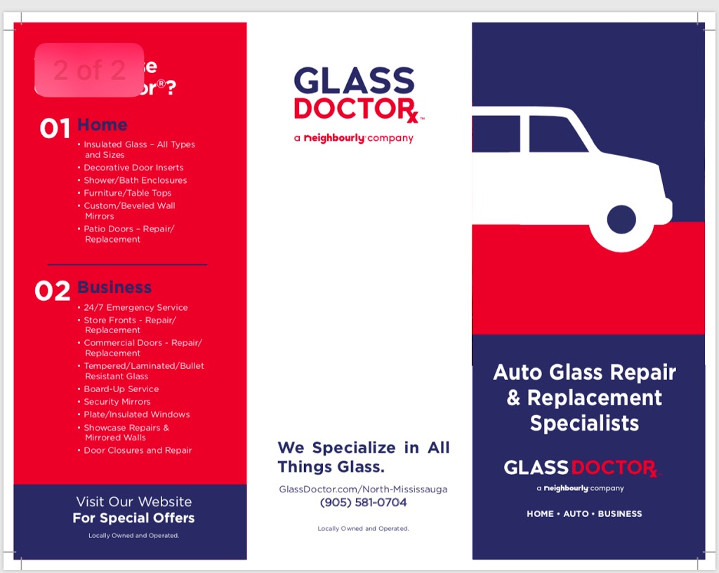 Glass Doctor of North Mississauga | 1081 Britannia Rd E, Mississauga, ON L4W 3X1, Canada | Phone: (905) 581-0704