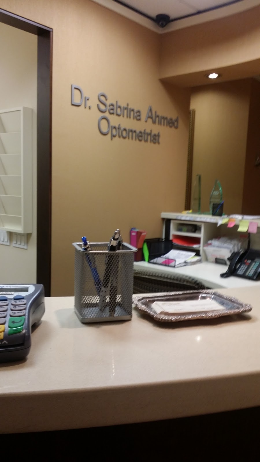 Dr. Sabrina Ahmed - Optometrist | 6855 Meadowvale Town Centre Cir #214, Mississauga, ON L5N 2Y1, Canada | Phone: (905) 821-3576