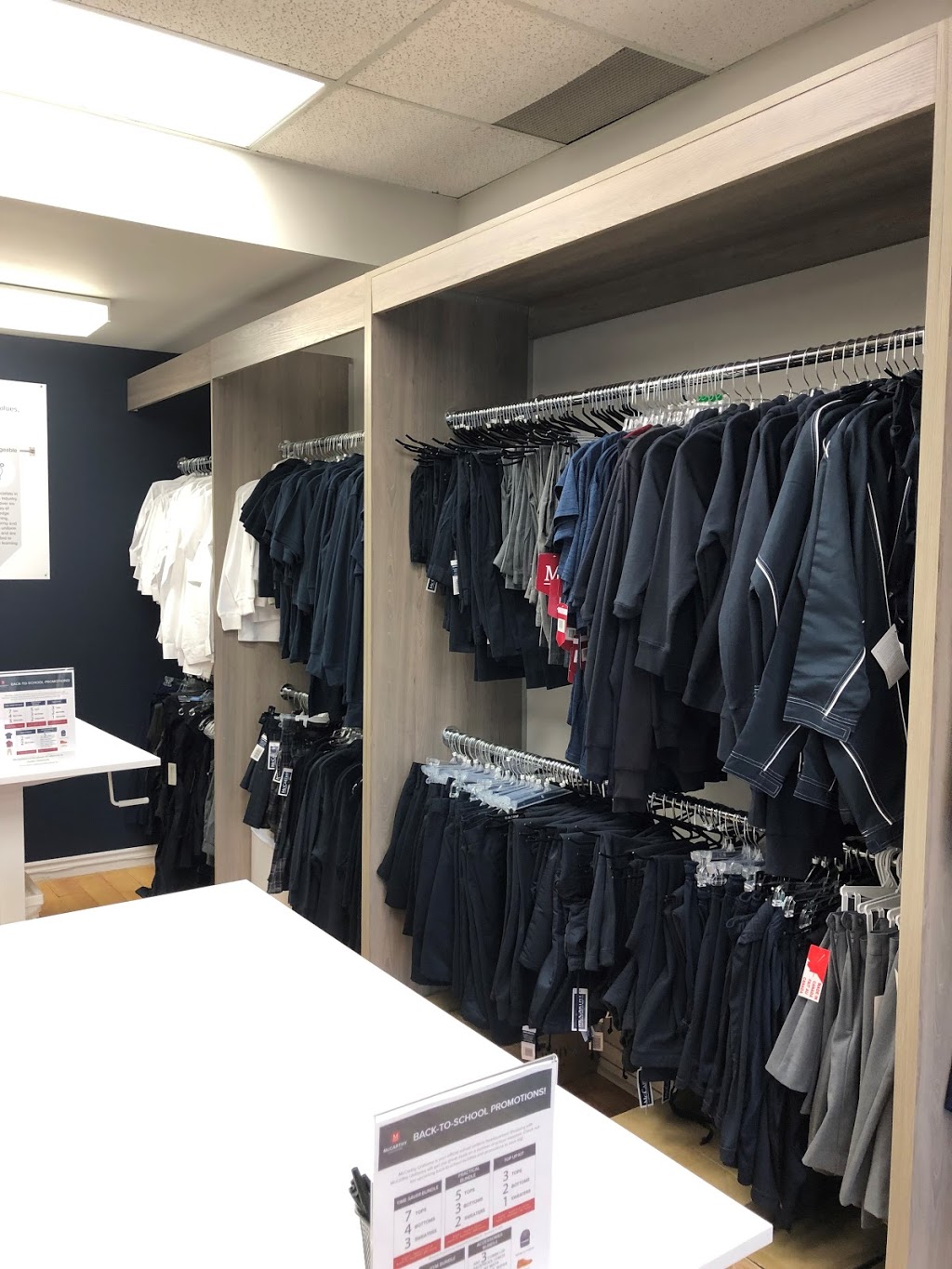 McCarthy Uniforms | 1131 Nottinghill Gate, Oakville, ON L6M 1K5, Canada | Phone: (416) 593-6900