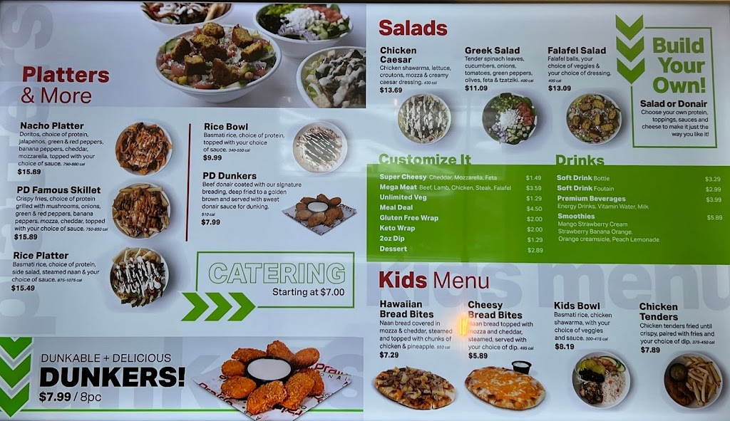 Prairie Donair Calgary Sage Hill | 340 Sage Vly Cmn NW Unit# 104, Calgary, AB T3R 1T8, Canada | Phone: (587) 617-5759