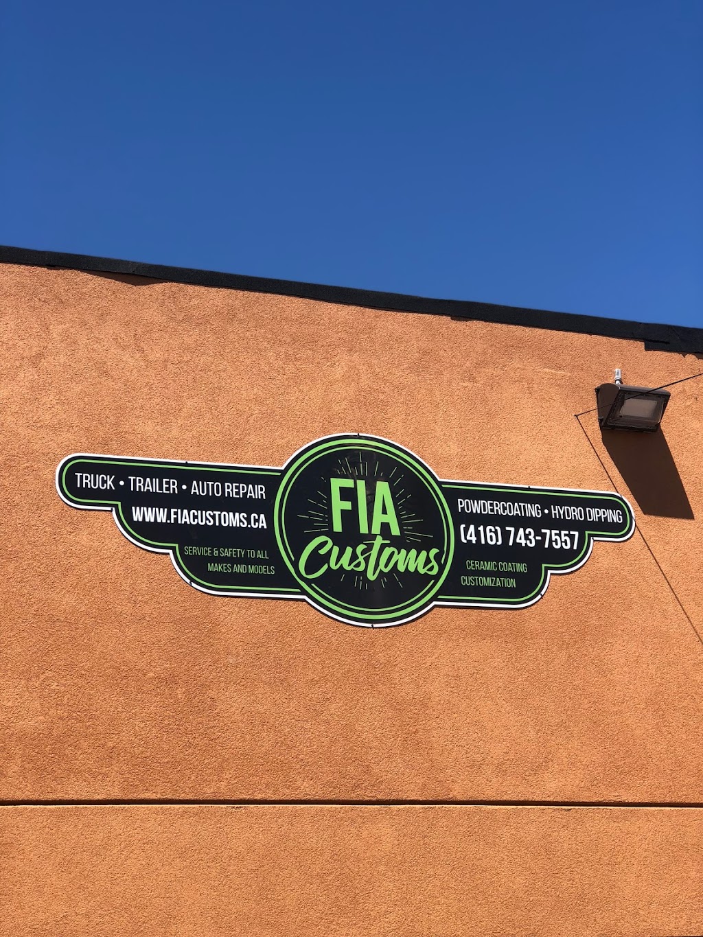 Fia Customs | 7315 Torbram Rd, Mississauga, ON L4T 1G8, Canada | Phone: (905) 673-5557