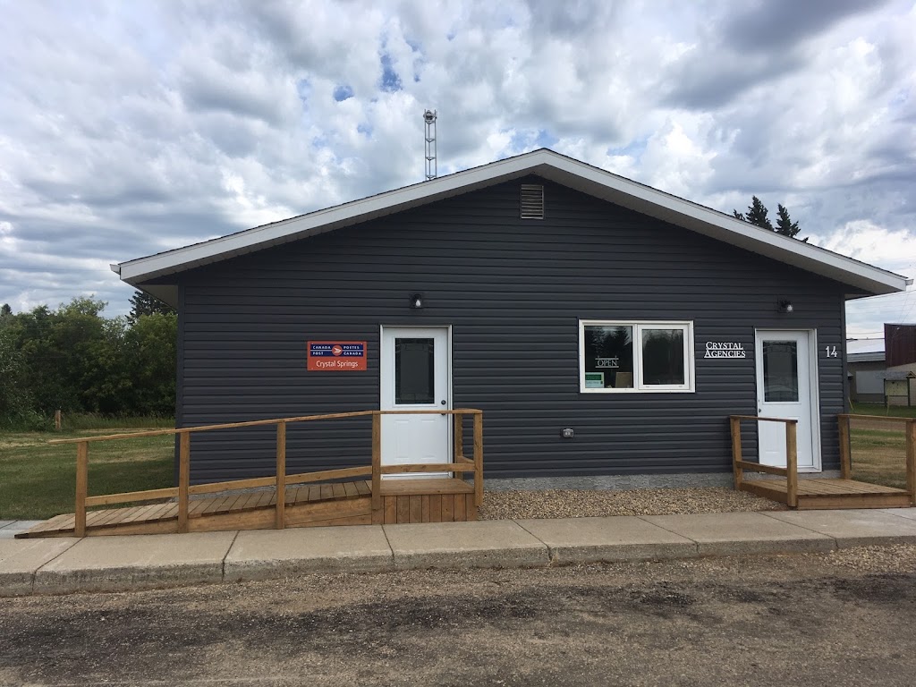 Crystal Agencies Inc | Box 45, 14 Main Street, Crystal Springs, SK S0K 1A0, Canada | Phone: (306) 749-2632