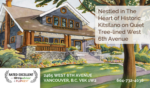 Kitsilano Suites | 2465 W 6th Ave, Vancouver, BC V6K 1W2, Canada | Phone: (604) 732-4038