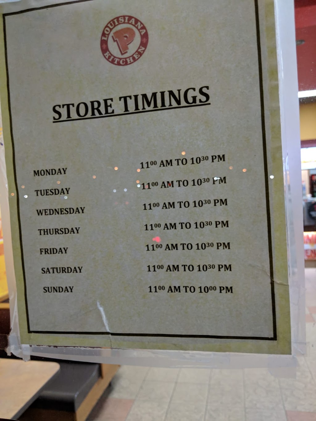 Popeyes Chicken | 7766 Martin Grove Rd, Woodbridge, ON L4L 2C7, Canada | Phone: (905) 856-1778
