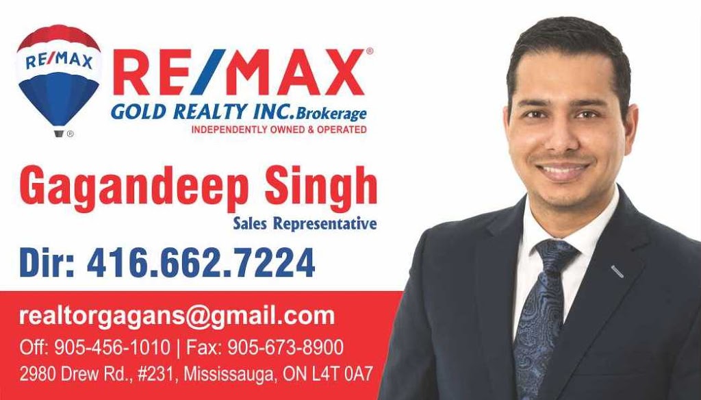 Realtor Gagandeep S Lall | 231-2980 Drew Rd, Mississauga, ON L4T 0A7, Canada | Phone: (416) 662-7224