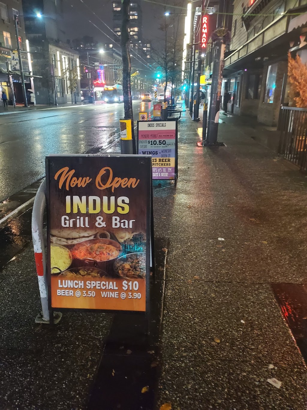 INDUS GRILL & BAR | 1157 Granville St, Vancouver, BC V6Z 1M1, Canada | Phone: (604) 687-0038