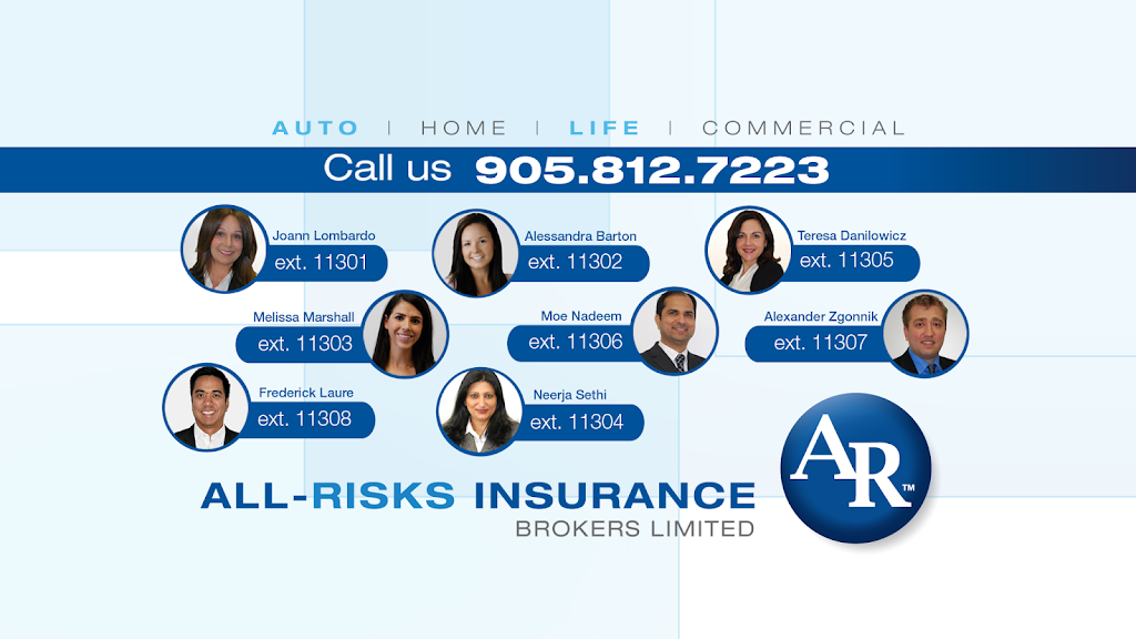 All Risks Insurance Brokers Limited | 6465 Millcreek Dr #201, Mississauga, ON L5N 5R3, Canada | Phone: (905) 812-7223