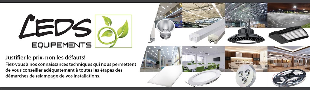 LEDS Equipements inc. | 100-1130 Boulevard Charest O, Québec, QC G1N 2E2, Canada | Phone: (418) 948-7337