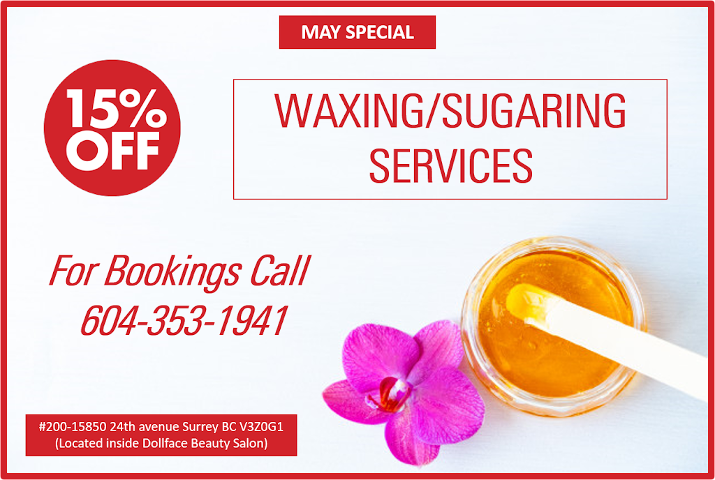 Surrey Sugaring Studio | 15230 BC-10 #102 Located inside, Posh Palace, Surrey, BC V3S 5K7, Canada | Phone: (778) 956-7080