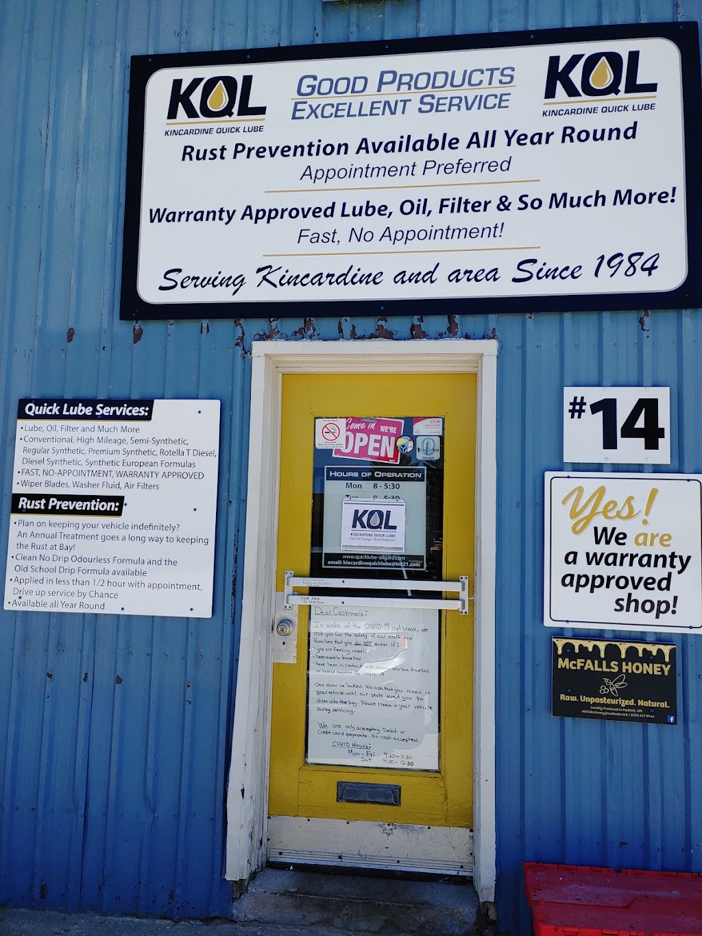 Kincardine Quick Lube | 190 Queen St, Kincardine, ON N2Z 2S9, Canada | Phone: (519) 396-9115