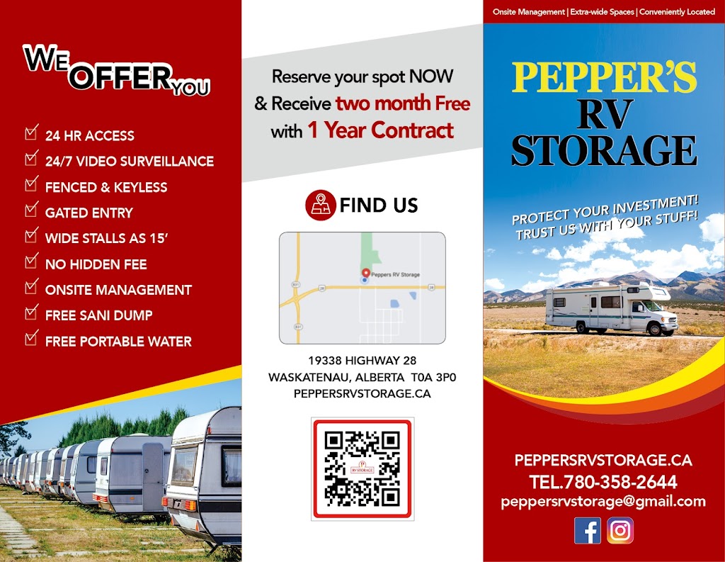 Peppers RV Storage | 19338 AB-28, Waskatenau, AB T0A 3P0, Canada | Phone: (780) 862-9015