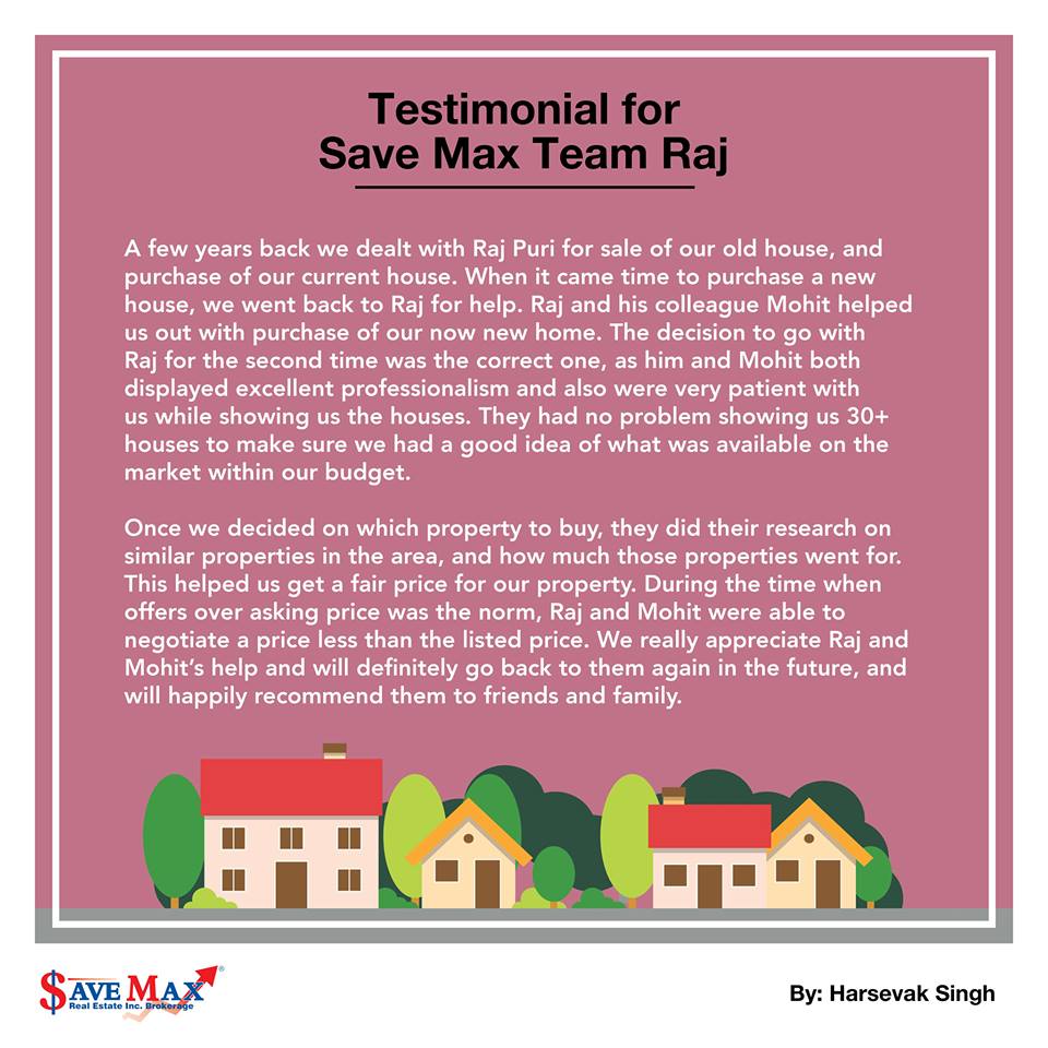 Mohit Goraya - Save Max Real Estate Inc. | 6755 Mississauga Rd # 304, Mississauga, ON L5N 7Y2, Canada | Phone: (416) 556-9461