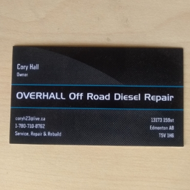 Overhall Diesel Repair | 13173 159 St NW, Edmonton, AB T5V 1H6, Canada | Phone: (780) 710-8762