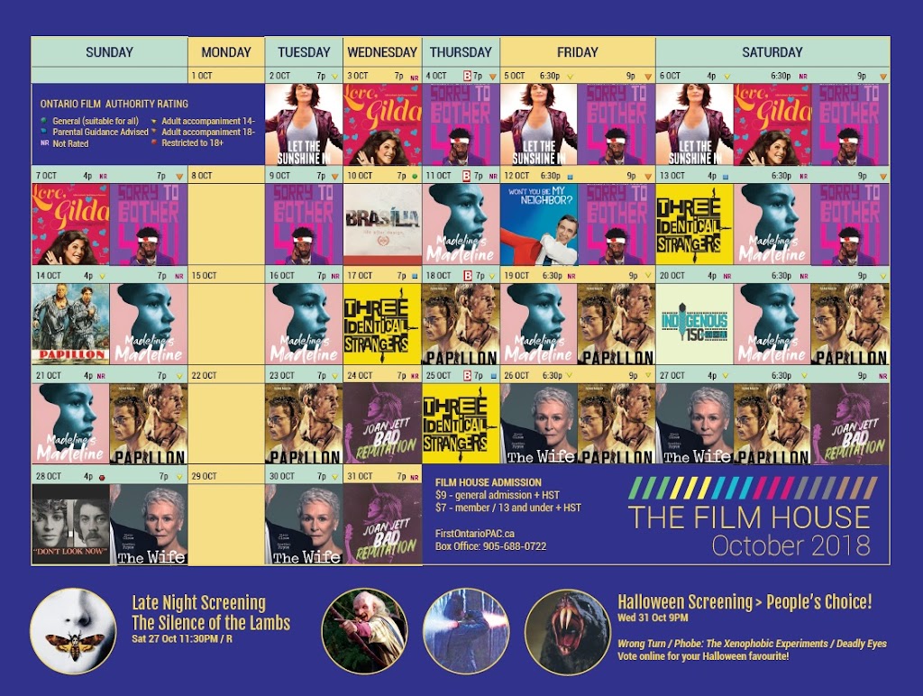 The Film House | 250 St Paul St, St. Catharines, ON L2R 3M2, Canada | Phone: (905) 688-0722